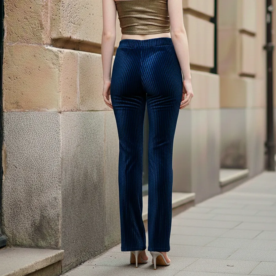 2511 PANTALON BRILLOSO DE MUJER 8122